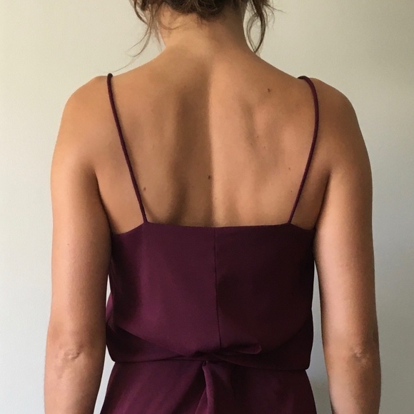 Maroon Spaghetti Strap - Picture 3 of 4